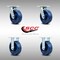 Service Caster 6 Inch SS Solid Poly Caster Set with Roller Bearings 2 Swivel 2 Rigid SCC SCC-SS30S620-SPUR-2-R-2 - alternate 7